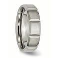 thumbnail image 5 of Titanium 6mm Grooved Satin and Polished Band, 5 of 10