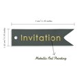 thumbnail image 6 of Inkdotpot Pack Of 100 Real Gold Foil Paper Tags Invitation Party Favor Hang Tags, 6 of 6