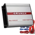 thumbnail image 1 of Crunch SA-1100.2 Smash Series 1100W Power 2-CH Car Amplifier + 8 Gauge Amp Kit Bundle, 1 of 5
