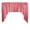 Coral, variant on Shiny Satin Solid Swag Window Valance 72" Wide / 36" Tall