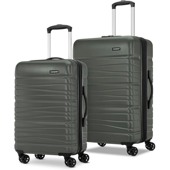 Samsonite Evolve SE Hardside Expandable with Double Spinner Wheels, 2PC SET (20"/24")), Army Green