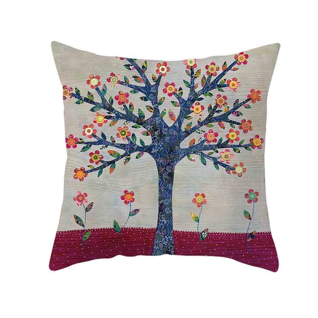 Jusqu'à 65 % de Réduction SMihono Motif Naturel Impression Teinture Canapé Lit Décoration Maison Housse de Coussin