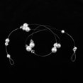 thumbnail image 3 of Boda nupcial fiesta per banda para el cabello diadema accesorios para el cabello conjunto de para el oído Zulema Diadema de perlas nupciales, 3 of 8