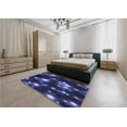 thumbnail image 5 of Ahgly Company Machine Washable Indoor Rectangle Transitional Night Blue Area Rugs, 6' x 9', 5 of 7