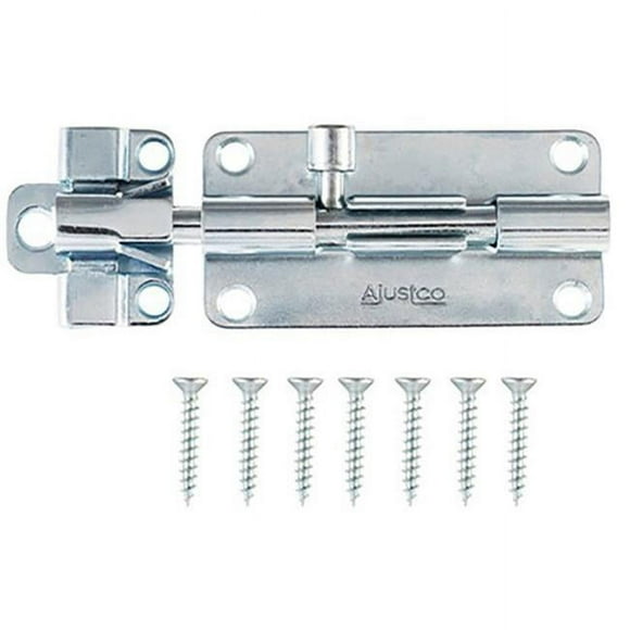 AjustLock 4" Barrel Bolt Lock (Zinc)