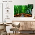 thumbnail image 5 of Elephant Stock Arashiyama Bamboo Wall Art - Horizontal Canvas Wall Art - Living Room Wall Decor - Places Canvas - Green And Brown Decor - 48" x 32", 5 of 8