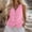 Pink-01, variant on Vest Tops for Women, Cotton Linen Button Down Sleeveless Shirts, Business Casual Tank Vests Top Summer Fashion