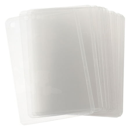 jojofuny 20Pcs Clear Card Sleeves for Game Card Holders and Photo Protectors