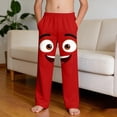 thumbnail image 6 of OGLCCG Beach Pants for Boys Funny Graphic Print Casual Summer Elastic Waist Vacation Pants with Pockets Wide Leg Loung Trousers 4-14 Years, 6 of 8