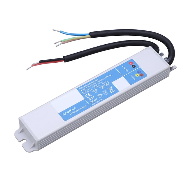 LED Driver, LED Transformer Ultra Thin Short Circuit And Over Current Protection IP67 Waterproof For Outdoor Lights For Lighting Engineering Applications DC12V,DC24V