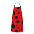 thumbnail image 2 of Picia Ladybug Pattern Waterproof Apron for Unisex Adult - Adjustable Bib Apron with Pockets, Ideal for Cooking, Gardening, Painting, and Household Chores, 2 of 9