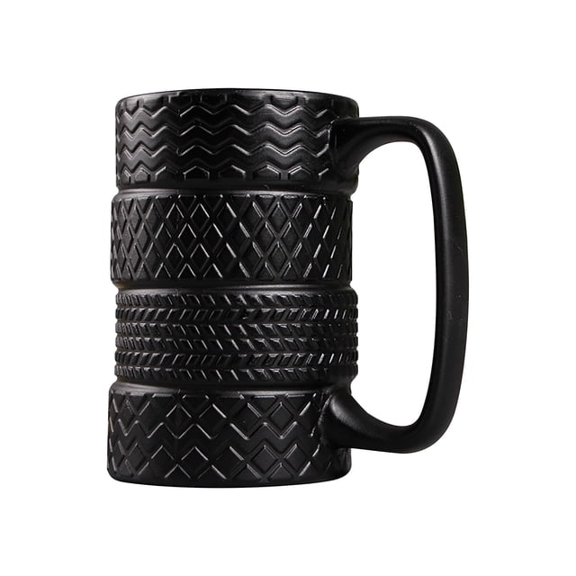 La Taza de Cerámica de Gran Capacidad de la Taza de Neumáticos de la Taza de la Oficina, Diseño Nuevo Y Único para las Tazas Grandes Del Hogar de la Oficina para el Café