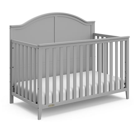 UPC: 0810003667755 | Graco Wilfred 5-in-1 Convertible Crib – Pebble Gray