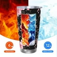 thumbnail image 5 of Cherry Blossom Tumbler 20oz Floral Stainless Steel Vacuum Insulated Tumblers with Lid and Straw Flowers Travel Coffee Mug Tea Wine Cups Water Bottle Gifts for Women, 5 of 6