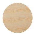 thumbnail image 3 of 28 inch Dining Table, Round, Natural Gold, Wood, Metal Steel, Modern Contemporary, Mid Century Kitchen Room Cafe Bistro Restaurant Hospitality, 3 of 6