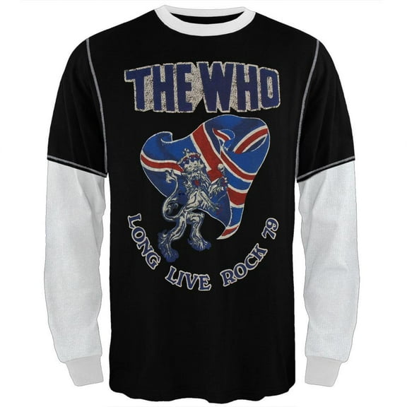 The Who - Rock Thermal 2fer Long Sleeve T-Shirt - Medium