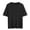Black, variant on Women's Solid Color Cable Knit Pullover Sweater, Plus Size Crew Neck Short Sleeve Chunky Top, for Spring Summer Daily Wear or Casual Cozy Outings Beige L