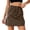 Coffee, variant on Lusa Mini Skirts for Women Drawstring Stretch High Waisted Cargo Skirt for Hiking Outdoor and Daily Wear Trendy Summer Pure Color Casual Slim Fit Short Skirts with Pockets Yellow S