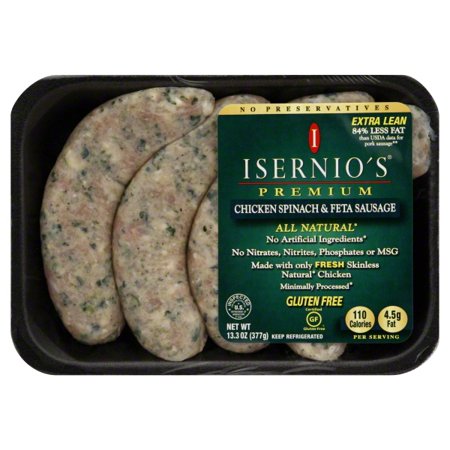 PREMIUM CHICKEN SPINACH & FETA SAUSAGE