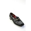 Pre-owned|Salvatore Ferragamo Womens Leather Horsebit Loafers Black Size 9.5 AAA