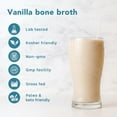 thumbnail image 5 of Zammex Bone Broth Protein Powder Vanilla 1 lb, Grass Fed Beef Bone Broth Powder With Collagen Peptides Type I & III, Keto Protein Powder, 41 Servings, 5 of 11