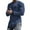 Blue, variant on Mens Shirts Autumn And Winter Cotton Single Long Sleeved Solid Color Collarless Outdoor Shirt