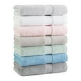 thumbnail image 5 of Aston & Arden Egyptian Cotton Bath Towels (2 Pack), 30x54, Jaquard Border, Pink, 5 of 6