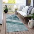 thumbnail image 6 of Addison Rugs Chantille Indoor/Outdoor Transitional Geometric Teal Washable Runner Rug, 2'3" x 7'6", 6 of 6