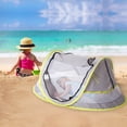 thumbnail image 3 of Mosquitera para bebé de una sola puerta, casa de juegos multifunción duradera, tienda de playa para niños, 3 of 7