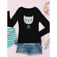 thumbnail image 3 of Funny Halloween Kitten Long Sleeve Toddler -Image by Shutterstock,  4 Toddler, 3 of 4