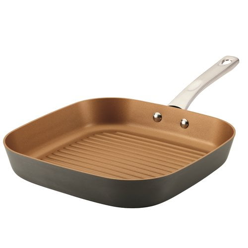 Soup Pot Ayesha Curry 46953 Enamel on Steel Stockpots Brown Small 