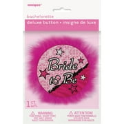 Deluxe Bride To Be Bachelorette Button