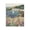 Coastal Village Sailboat Flowers, variant on Stupell Industries Rustic Lodge Pink Meadow Overlooking Sailboats Canvas Art, 16 x 20, by Riley B