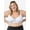 White with Silver Sconce Trim, variant on Leading Lady, The Brigitte Lace, Underwire Tshirt Bra, Lightly Padded, Lace Trim, Smooth Cups, Adjustable Padded Straps (Women's & Women's Plus)