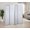 Silver + Wood + Paper, variant on Arvada 4-Panel Room Divider with Circle Pattern, Black Wood Screen for Privacy, Space Saving Folding Partition 70 Inch Tall