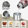 thumbnail image 3 of 20 Oz Pioneer Flower Coffee Tumbler Double Wall Insulated Stainless Steel Water Bottle | Metal Reusable Thermoses Flask with Cup Cap | Leak & Sweat Proof with Anti-Dust Lid, 3 of 7