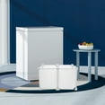 thumbnail image 2 of Plastic Storage Bin For Freezer Refrigerator Cabinet Partition Shelf Deep Freezer Dividers Kitchen Storage Basket Fridge Accessories, 2 of 4