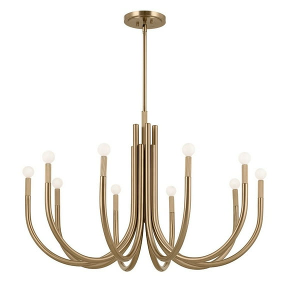 Kichler Lighting - Odensa - 10 Light Chandelier-27.25 Inches Tall and 40.25