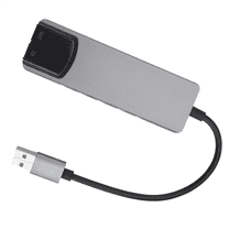 6-In-1 Computer Sound Card 5.1 USB External Sound Card Multi-Function Audio Converter xwm25