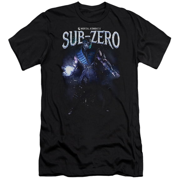 Mortal Kombat - Sub-Zero - Premium Slim Fit Short Sleeve Shirt - Small