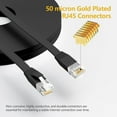 thumbnail image 2 of XUCP-Cat 6 Ethernet Cable 5 Ft (6Pack), Outdoor&Indoor, 10Gbps Support Cat 7 Network, Heavy Duty Flat Internet LAN Patch Cord, High Speed Weatherproof Cable for Router, Modem, Xbox, PS4, Switch, Blac, 2 of 4