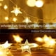 thumbnail image 3 of Guirnalda de luces de hadas con batería de 13,2 pies y 40 ledes, cadena de luces de estrella de cinco puntas para Navidad, fiesta, boda, año nuevo, decoración de jardín (blanco cálido) Namotu CZJJ-HY98, 3 of 7
