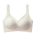 thumbnail image 5 of GEWSEY Womens Wireless Bras Push Up Support Full Coverage Bralettes No Underwire Bra Comfortable Everyday Seamless Tshirt Bras (Beige, 36B-36D), 5 of 9