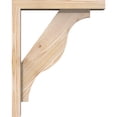 thumbnail image 3 of Ekena Millwork 3 1/2"W x 16"D x 20"H Funston Block Smooth Bracket w/ Offset Brace, Douglas Fir, 3 of 25