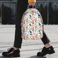 thumbnail image 2 of Disketp Barbecue Gnomes Mochila Escolar de 15 Pulgadas, Mochila Ligera para Estudiantes, Viajes y Trabajo, Cómoda y Resistente para el Uso Diario, 2 of 6