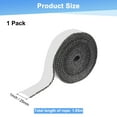 thumbnail image 2 of Uxcell Wood Stove Gasket, 1" x 72.8" Wide Fiberglass Seal Rope for with Adhesive Backing Fireplace Door/Wood Stoves [Black], 2 of 6