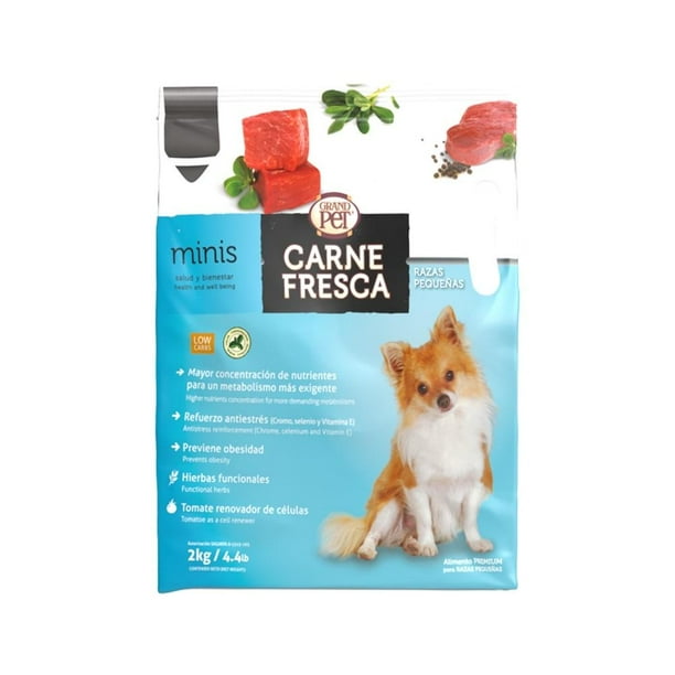 Alimento para perro Grand Pet Carne Fresca Adulto raza pequeña 2 kg