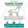 thumbnail image 3 of Embark Pets Sports Medium Dog Harness, No Pull, Lightweight, Breathable, Size Adjustable, Handle for Control, Blue, 3 of 8