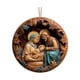 thumbnail image 5 of Colgante de Navidad del Día de la Natividad Decoración de Pascua Madera Jesús Belén Estilo A, 5 of 9