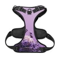 thumbnail image 3 of Bingfone Lavender Roses Arrangement No Pull Dog Vest Harness for Small Medium Large Dogs Strap for Puppy Walking,Training,Dog Harness-Large, 3 of 7
